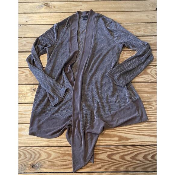 Travelers by Chico’s Open Front Cardigan Size 0 (Small) Women’s Taupe - Picture 1 of 9